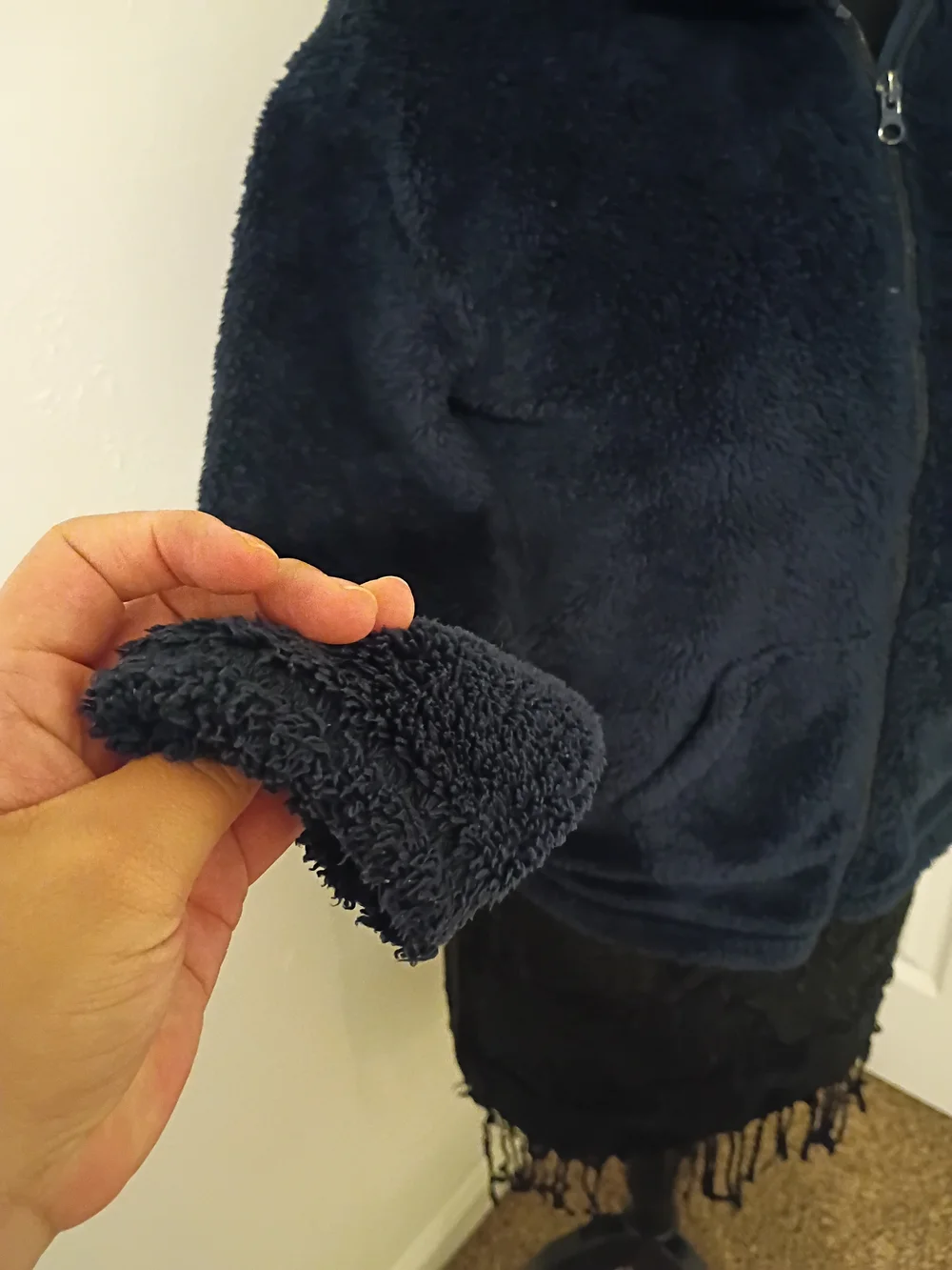 The Children's Place Black Fleece Jacket